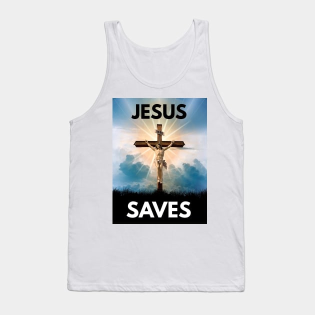 Jesus Saves Tank Top by GMAT